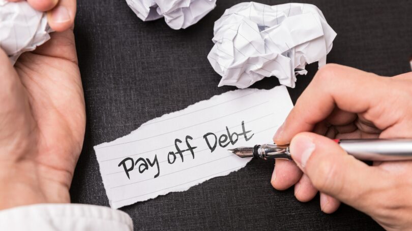 Pay Off Debt Pen Paper