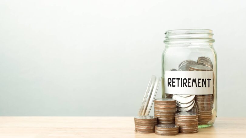 Retirement Savings Jar Coins