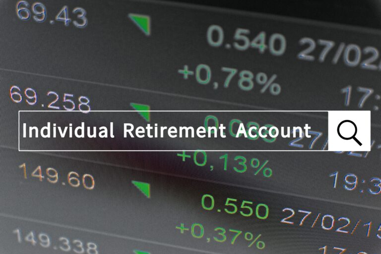 Ira Individual Retirement Account Search Bar