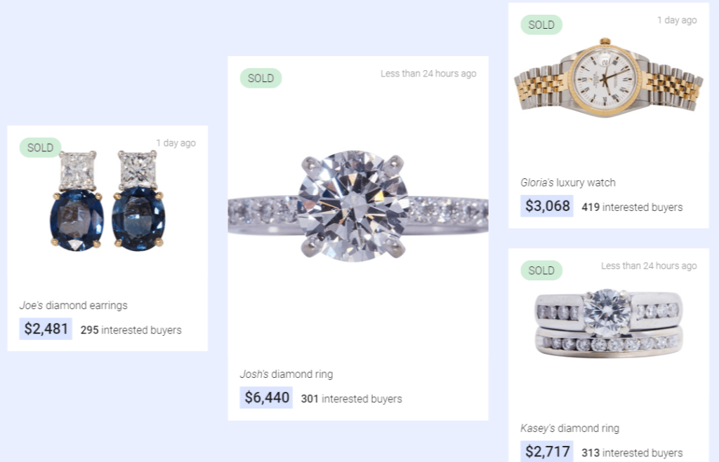 Worthy Jewelry Recent Sales