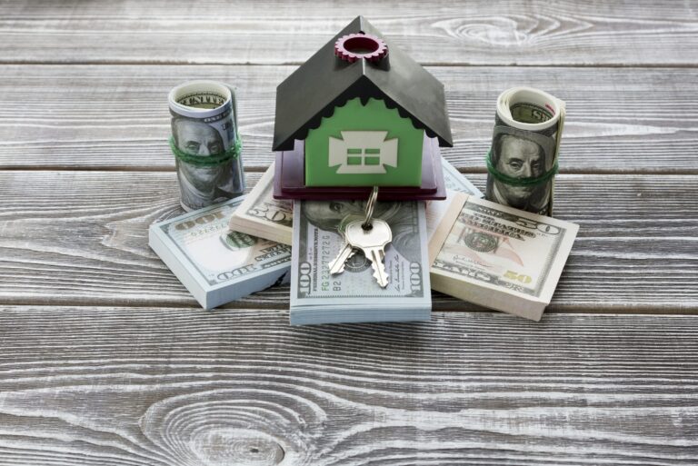 House On Stack Of Cash Bills Keys Real Estate Mortgage Cost Expense